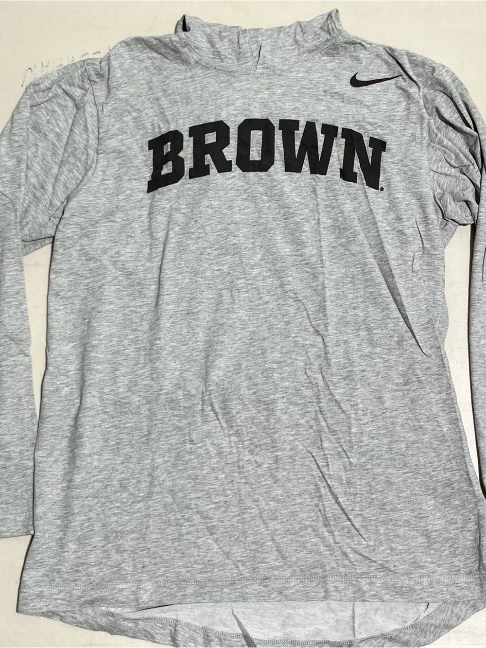 Nike Light Gray Dri-FIT Logo Tee